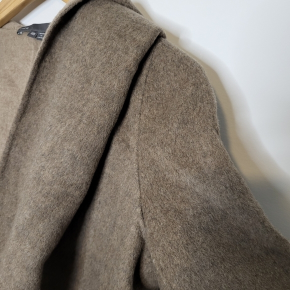 Vince Wool Blend Two Toned Open-Front Coat Size XS - Picture 12 of 14